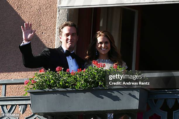 Christopher O'Neill and Princess Madeleine of Sweden attend s private dinner on the eve of the wedding of Princess Madeleine and Christopher O'Neill...