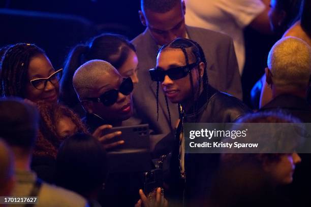 American rapper, Tyga attends the Usher residency performance at La Seine Musicale on September 25, 2023 in Boulogne-Billancourt, France.