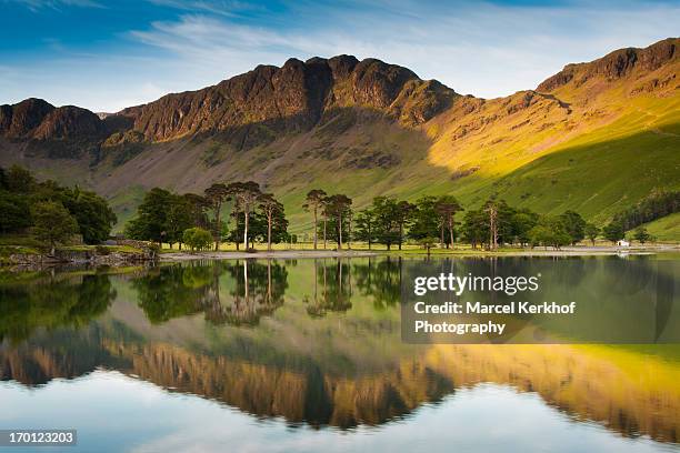 buttermere lake - lake district stock-fotos und bilder