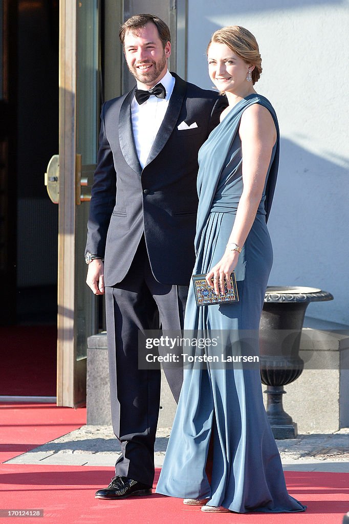 King Carl XVI Gustaf & Queen Silvia Of Sweden Host A Private Dinner Ahead Of The Wedding Of Princess Madeleine & Christopher O'Neill - Outside Arrivals