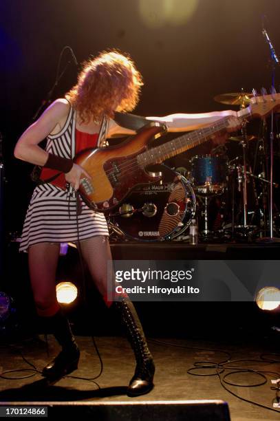 Melissa Auf der Maur performing at Irving Plaza on Monday night, September 27, 2004.