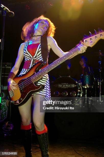 Melissa Auf der Maur performing at Irving Plaza on Monday night, September 27, 2004.