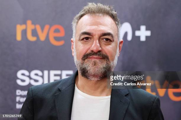 Juan Carlos Vellido attends the "Un Silence " premiere during the 71st San Sebastian International Film Festival at the Kursaal Palace on September...