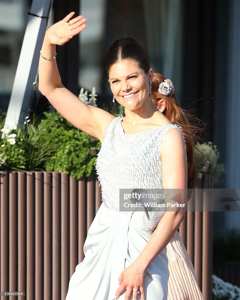 King Carl XVI Gustaf & Queen Silvia Of Sweden Host A Private Dinner Ahead Of The Wedding Of Princess Madeleine & Christopher O'Neill - Arrivals