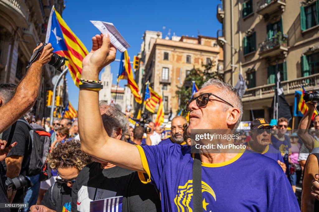 6th Anniversary Of The Self-determination Referendum In Catalonia.