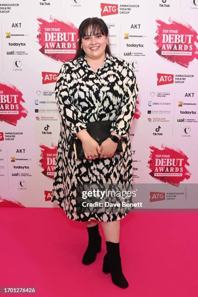 Natalie Blair attends The Stage Debut Awards 2023 at 8 Northumberland Avenue on October 1, 2023 in London, England.