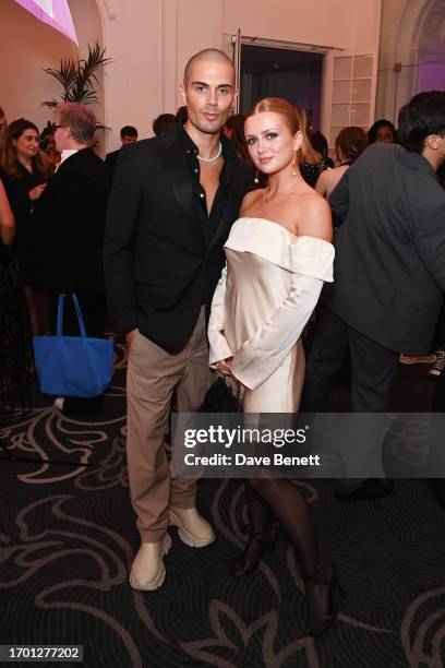 Max George and Maisie Smith attend The Stage Debut Awards 2023 at 8 Northumberland Avenue on October 1, 2023 in London, England.