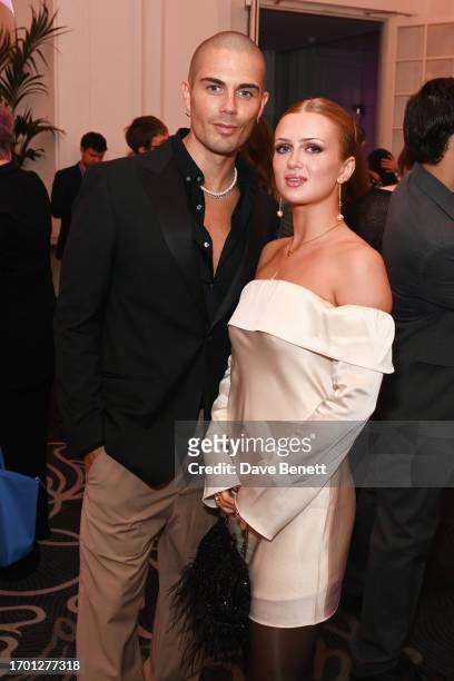 Max George and Maisie Smith attend The Stage Debut Awards 2023 at 8 Northumberland Avenue on October 1, 2023 in London, England.
