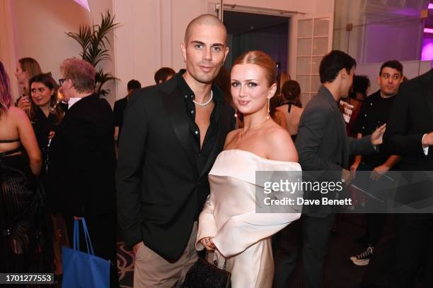 Max George and Maisie Smith attend The Stage Debut Awards 2023 at 8 Northumberland Avenue on October 1, 2023 in London, England.