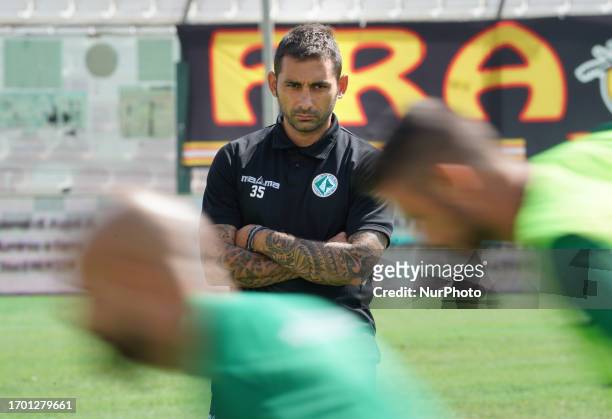 Michele Pazienza head coach of Avellino during the Serie C match between Acr Messina and Avellino Calcio on October 1, 2023 stadium &quot;Franco...