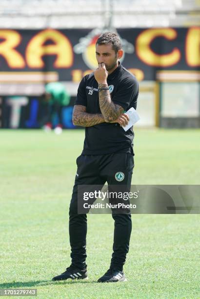 Michele Pazienza head coach of Avellino during the Serie C match between Acr Messina and Avellino Calcio on October 1, 2023 stadium &quot;Franco...