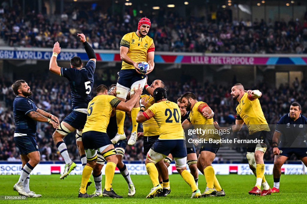 Romania Rugby Rwc Adrian MOTOC of Romania during the Rugby World Cup 2023 Pool B ...