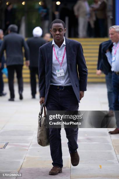 Bim Afolami MP during the Conservative Party Conference at Manchester Central Convention Complex, Manchester on Sunday 1st October 2023.