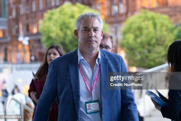 Steve Barclay MP during the Conservative Party Conference at Manchester Central Convention Complex, Manchester on Sunday 1st October 2023.
