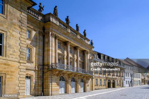 germany, bavaria, bayreuth, facade of margravial opera house - bayreuth imagens e fotografias de stock