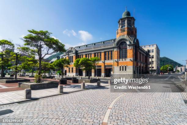 japan, fukuoka prefecture, kitakyushu, old building in mojiku ward - fukuoka city photos et images de collection