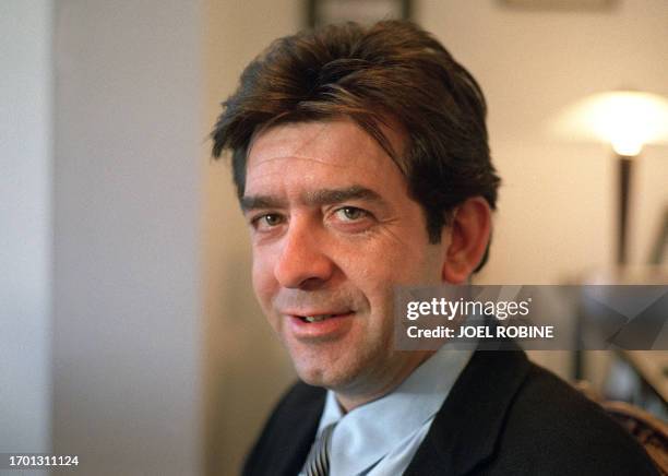 Me Grégoire Lafarge, l'avocat du maire de Levallois-Perret et ancien président de l'OPHLM des Hauts-de-Seine, Patrick Balkany, pose dans son cabinet,...