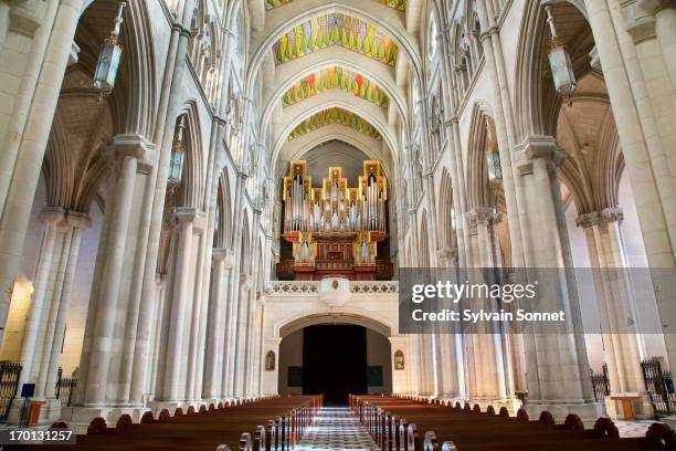 madrid, almudena cathedral - royal cathedral stock pictures, royalty-free photos & images