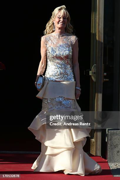 Guest arrive at a private dinner on the eve of the wedding of Princess Madeleine and Christopher O'Neill hosted by King Carl XVI Gustaf and Queen...