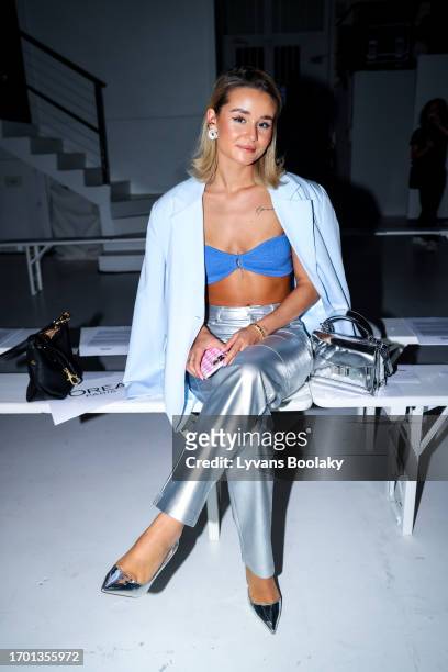 Mélissa Alleb attends the Mossi Womenswear Spring/Summer 2024 show as part of Paris Fashion Week on September 25, 2023 in Paris, France.