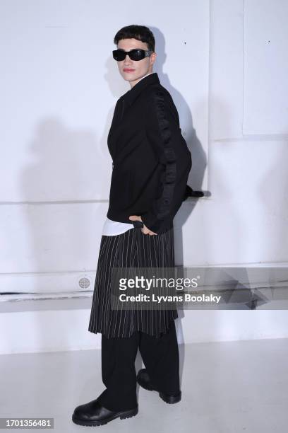 Mustafa Alpsoy attends the Mossi Womenswear Spring/Summer 2024 show as part of Paris Fashion Week on September 25, 2023 in Paris, France.