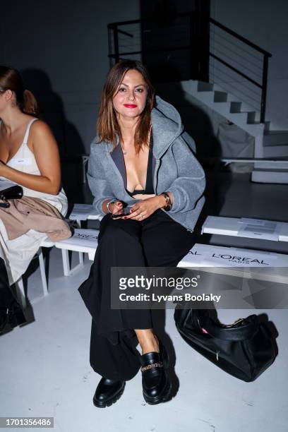 Julia Flabat attends the Mossi Womenswear Spring/Summer 2024 show as part of Paris Fashion Week on September 25, 2023 in Paris, France.