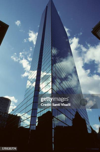 John Hancock Tower on December 10,1998 in Boston, Massachusetts.