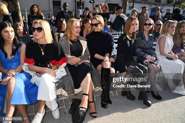 Phoebe Gates, Jessica Seinfeld, Diana Widmaier Picasso, Amy Griffin, Leslie Mann, Maude Apatow, Ava Phillippe and Paris Jackson attend the Stella...