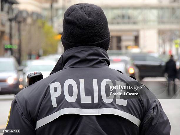 policeman - chicago cop stockfoto's en -beelden