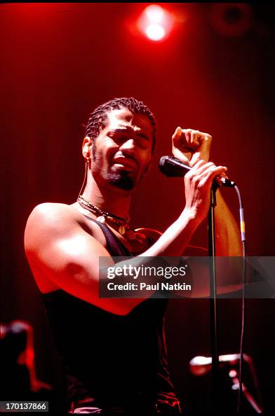 Eric Benjamin Singer American soul and R&B singer Eric Benet performs onstage, Chicago ...