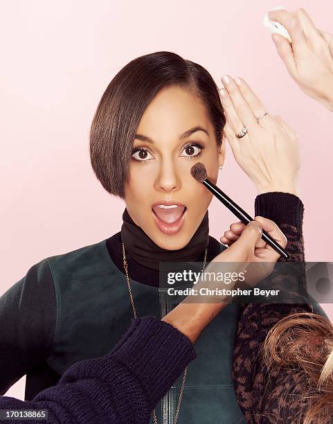 Singer and producer Alicia Keys is photographed at the Sundance Film Festival for Entertainment Weekly Magazine on January 19, 2013 in Park City,...