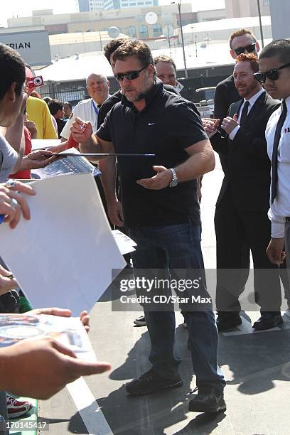 Actor Russell Crowe as seen on June 7, 2013 in Los Angeles, California.