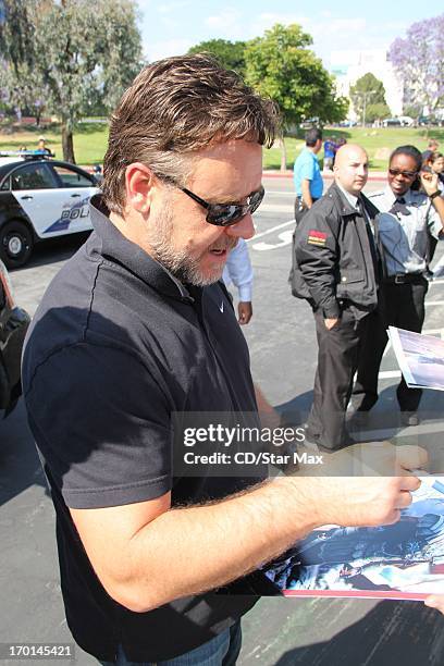 Actor Russell Crowe as seen on June 7, 2013 in Los Angeles, California.