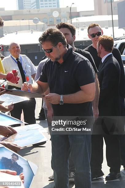 Actor Russell Crowe as seen on June 7, 2013 in Los Angeles, California.