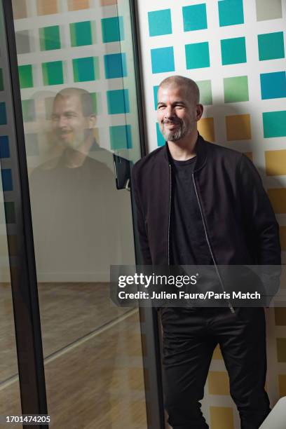 Director of Black Dynamite Production and Mediawan audiovisual group, Eric Hannezo is photographed for Paris Match on July 25, 2023 in Paris, France.