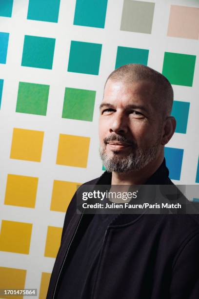 Director of Black Dynamite Production and Mediawan audiovisual group, Eric Hannezo is photographed for Paris Match on July 25, 2023 in Paris, France.