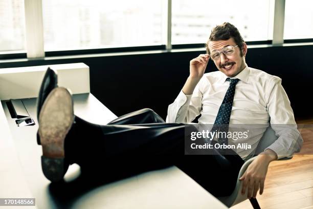 businessman - voorzitter stockfoto's en -beelden