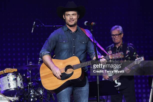 Chris Carmack Performs during the Nashville Reunion Tour at Ryman Auditorium on September 25, 2023 in Nashville, Tennessee.