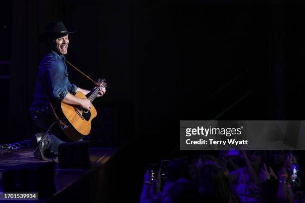 Chris Carmack performs during the Nashville Reunion Tour at Ryman Auditorium on September 25, 2023 in Nashville, Tennessee.