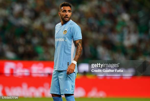 Ze Manuel of Rio Ave FC during the Liga Portugal Betclic match between Sporting CP and Rio Ave FC at Estadio Jose Alvalade on September 25, 2023 in...