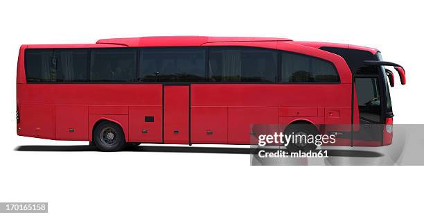 ônibus vermelho - ônibus de turismo - fotografias e filmes do acervo