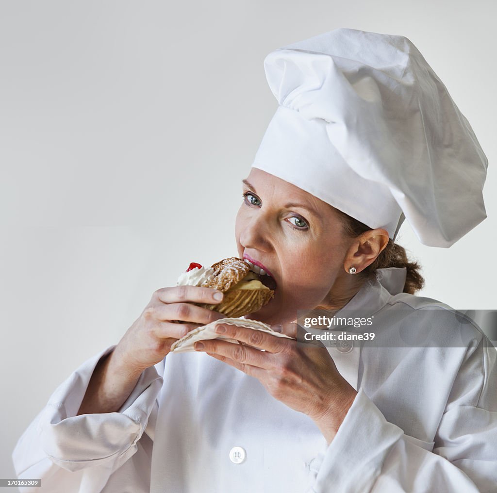 Amostras de um Chef de pastelaria