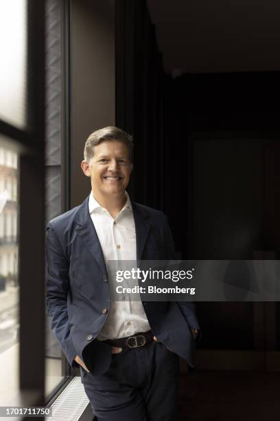 Roelof Botha, managing partner at Sequoia Capital, following a Bloomberg Television interview on the sidelines of the JPMorgan Tech Stars Leadership...