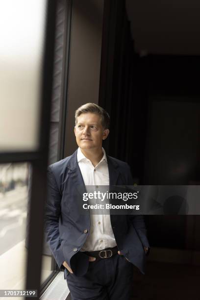 Roelof Botha, managing partner at Sequoia Capital, following a Bloomberg Television interview on the sidelines of the JPMorgan Tech Stars Leadership...