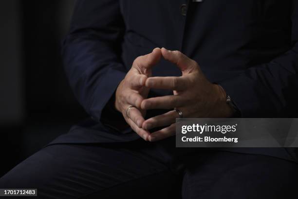 Roelof Botha, managing partner at Sequoia Capital, during a Bloomberg Television interview on the sidelines of the JPMorgan Tech Stars Leadership...