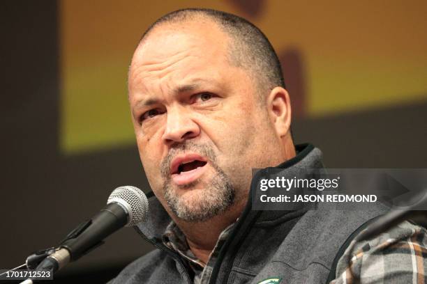 Sierra Club Executive Director Ben Jealous speaks during the "All Our Relations Snake River Campaign" event, an Indigenous-led campaign traveling...