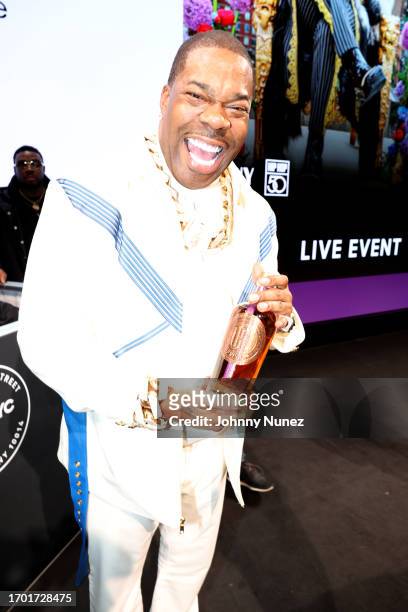 Busta Rhymes attends a celebration of his music career on September 25, 2023 in New York City.