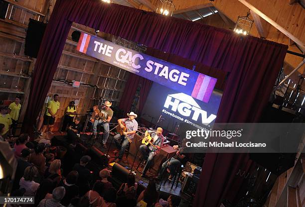 Tate Stevens performs at HGTV'S The Lodge At CMA Music Fest - Day 3 on June 8, 2013 in Nashville, Tennessee.