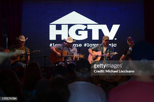 Tate Stevens performs at HGTV'S The Lodge At CMA Music Fest - Day 3 on June 8, 2013 in Nashville, Tennessee.