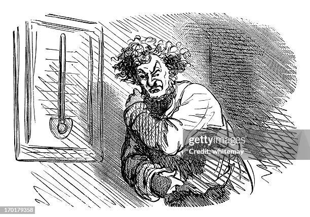 when the temperature changes, rheumatism strikes - rheumatism stock illustrations